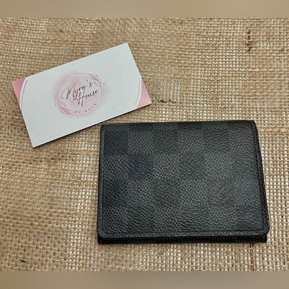 Credit card or Business card holder in Louis Vuitton graphite - Picture 10 of 10